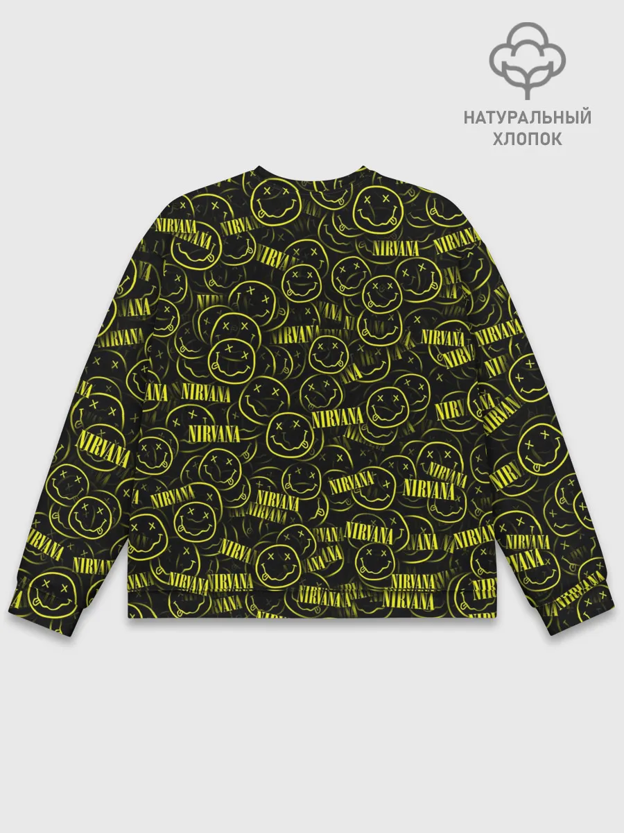 Мужской свитшот базовый / Нирвана