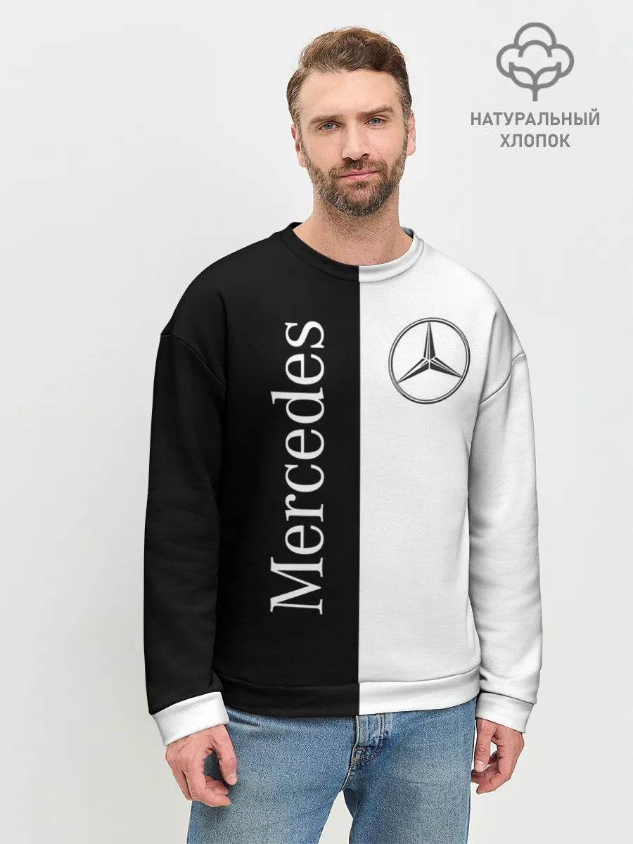 Мужской свитшот базовый / Mercedes