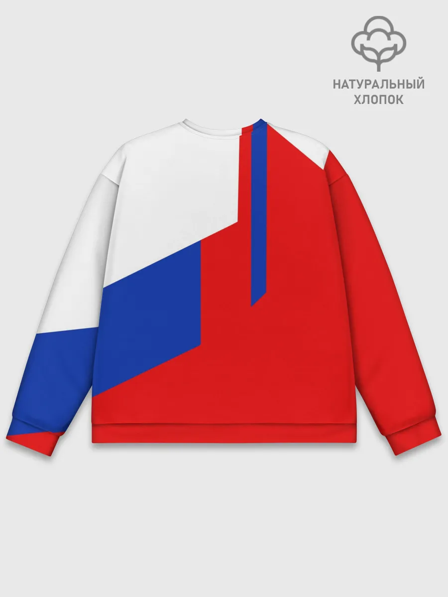Мужской свитшот базовый / RUSSIA SPORT | РОССИЯ ТРИКОЛОР