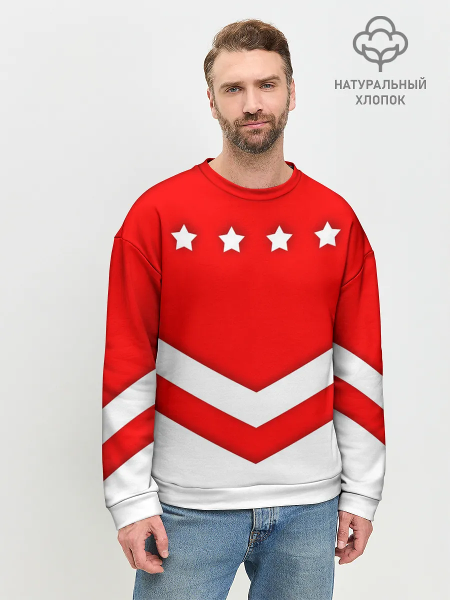 Мужской свитшот базовый / Звезды и полосы
