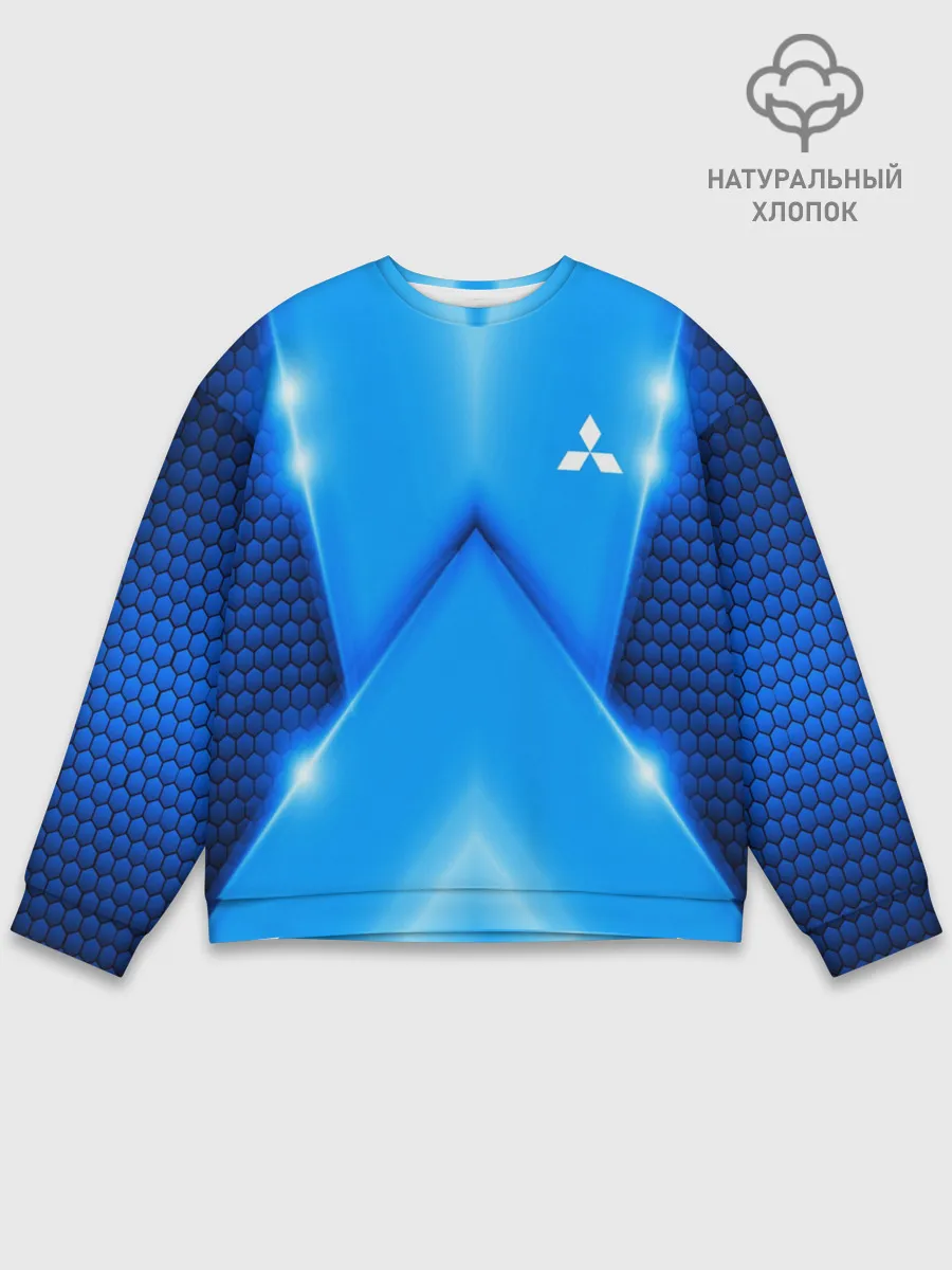 Мужской свитшот базовый / Mitsubishi car sport SKY