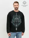 Мужской свитшот базовый / Череп-Викинг