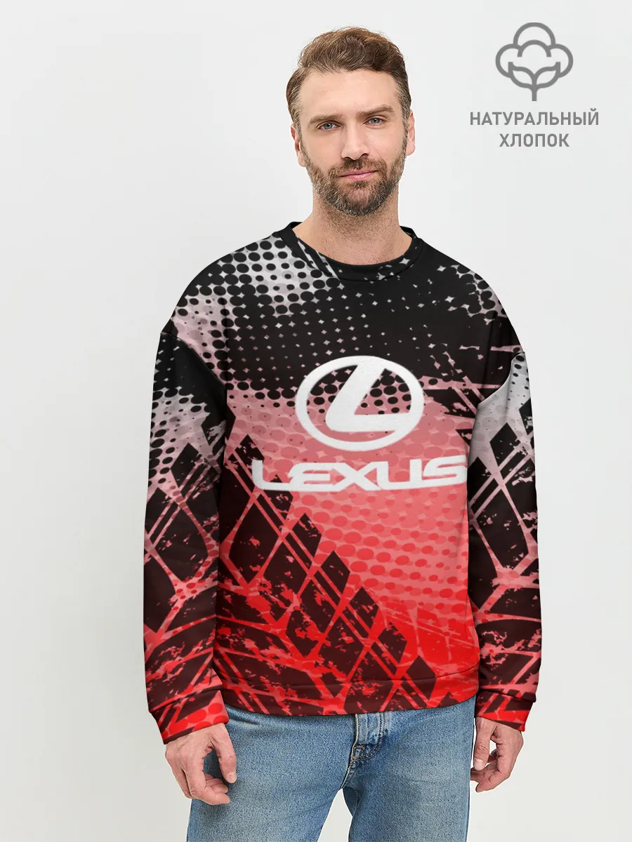 Мужской свитшот базовый / Lexus sport auto motors