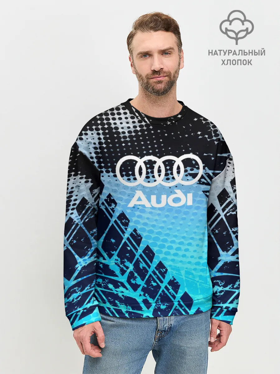 Мужской свитшот базовый / Audi sport auto motors