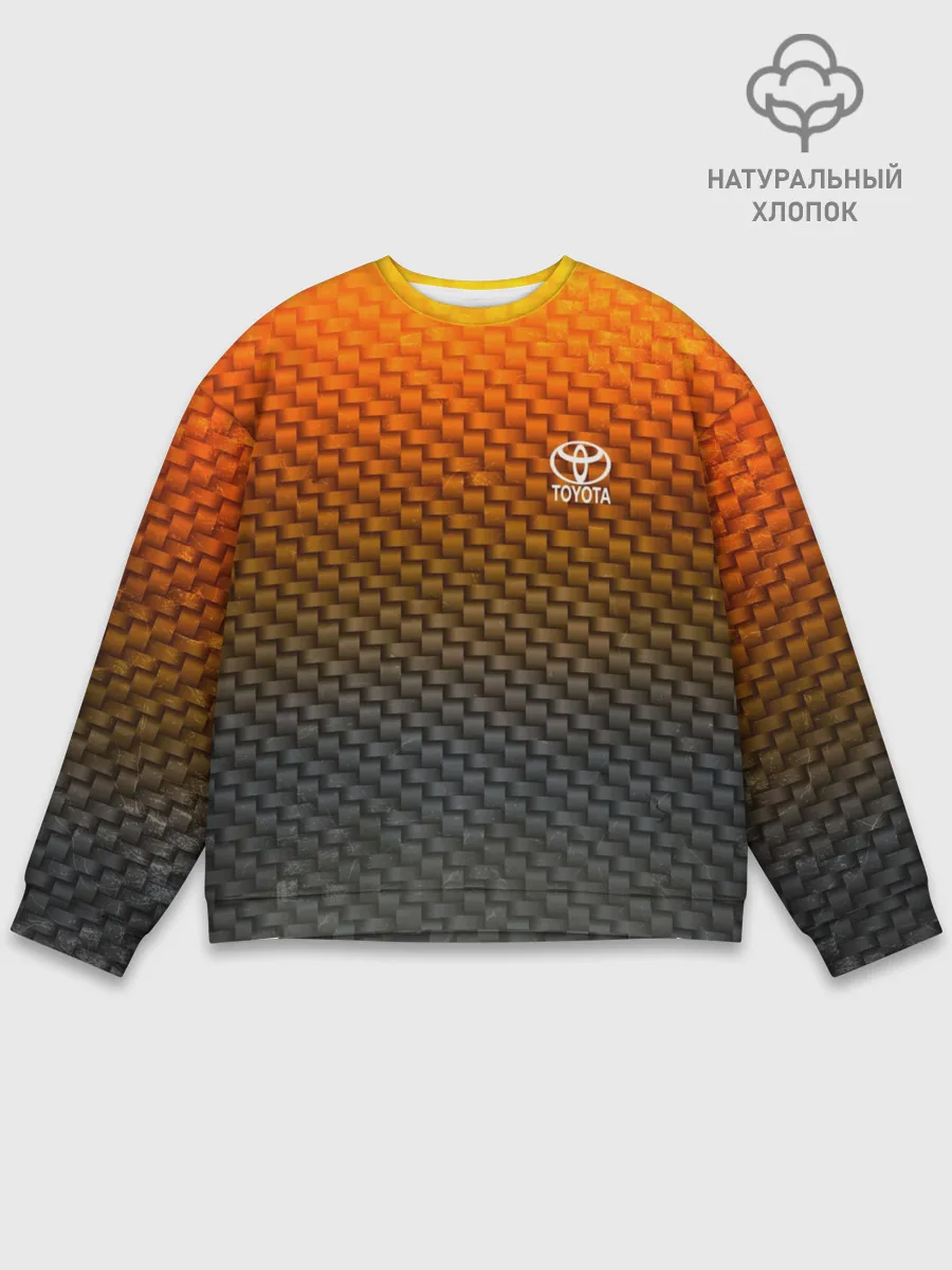 Мужской свитшот базовый / TOYOTA COLLECTION CARBON