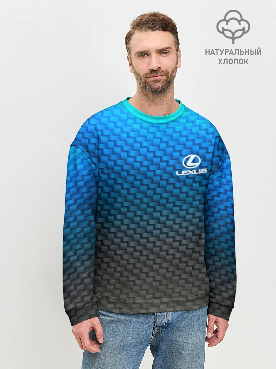 Мужской свитшот базовый / LEXUS COLLECTION CARBON
