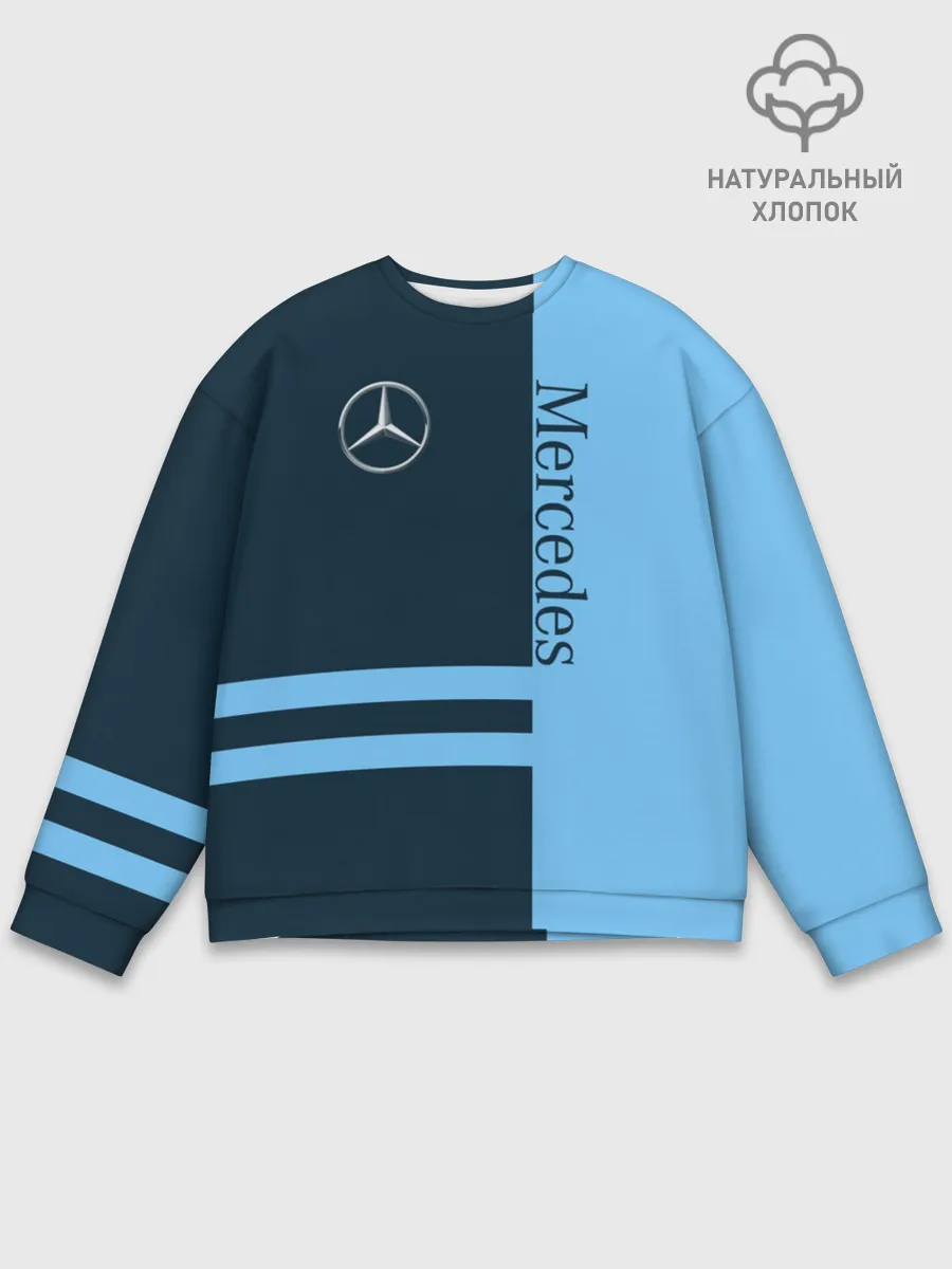 Мужской свитшот базовый / Mercedes