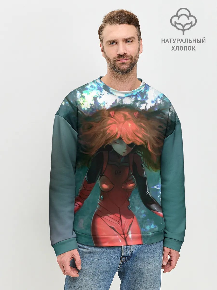 Мужской свитшот базовый / Rei Ayanami