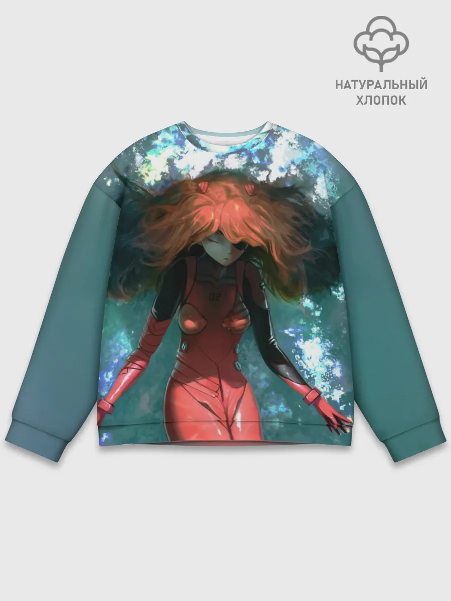 Мужской свитшот базовый / Rei Ayanami