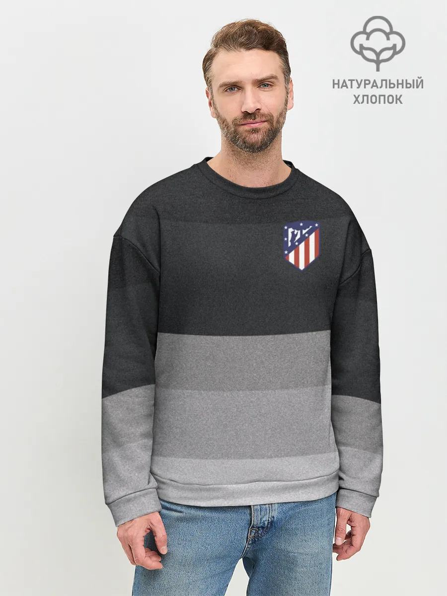Мужской свитшот базовый / Атлетико Мадрид
