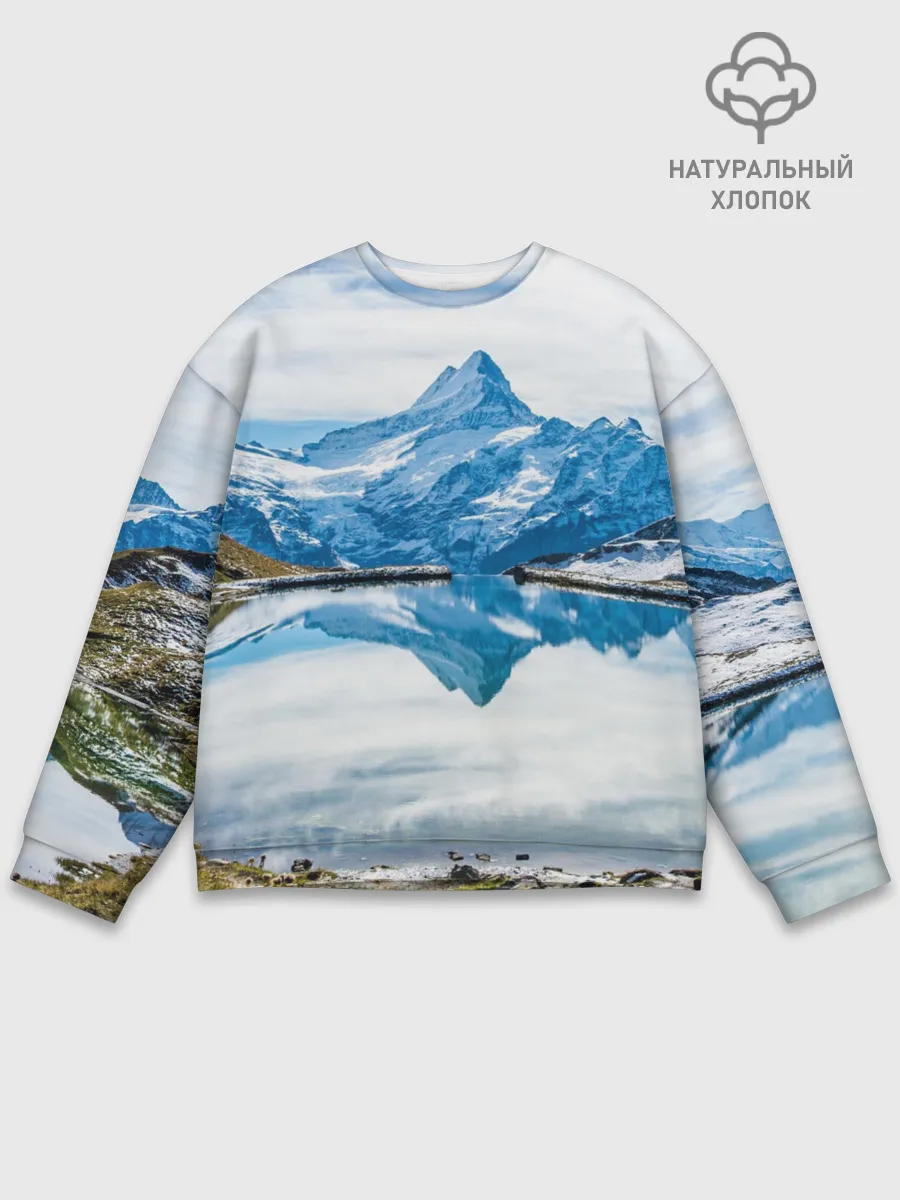 Мужской свитшот базовый / Альпы