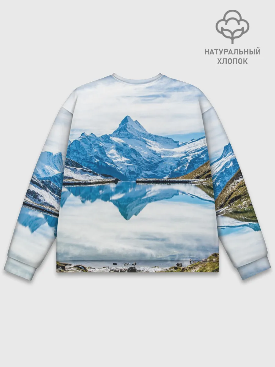 Мужской свитшот базовый / Альпы