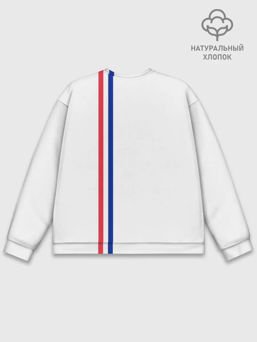 Мужской свитшот базовый / Франция, лента с гербом