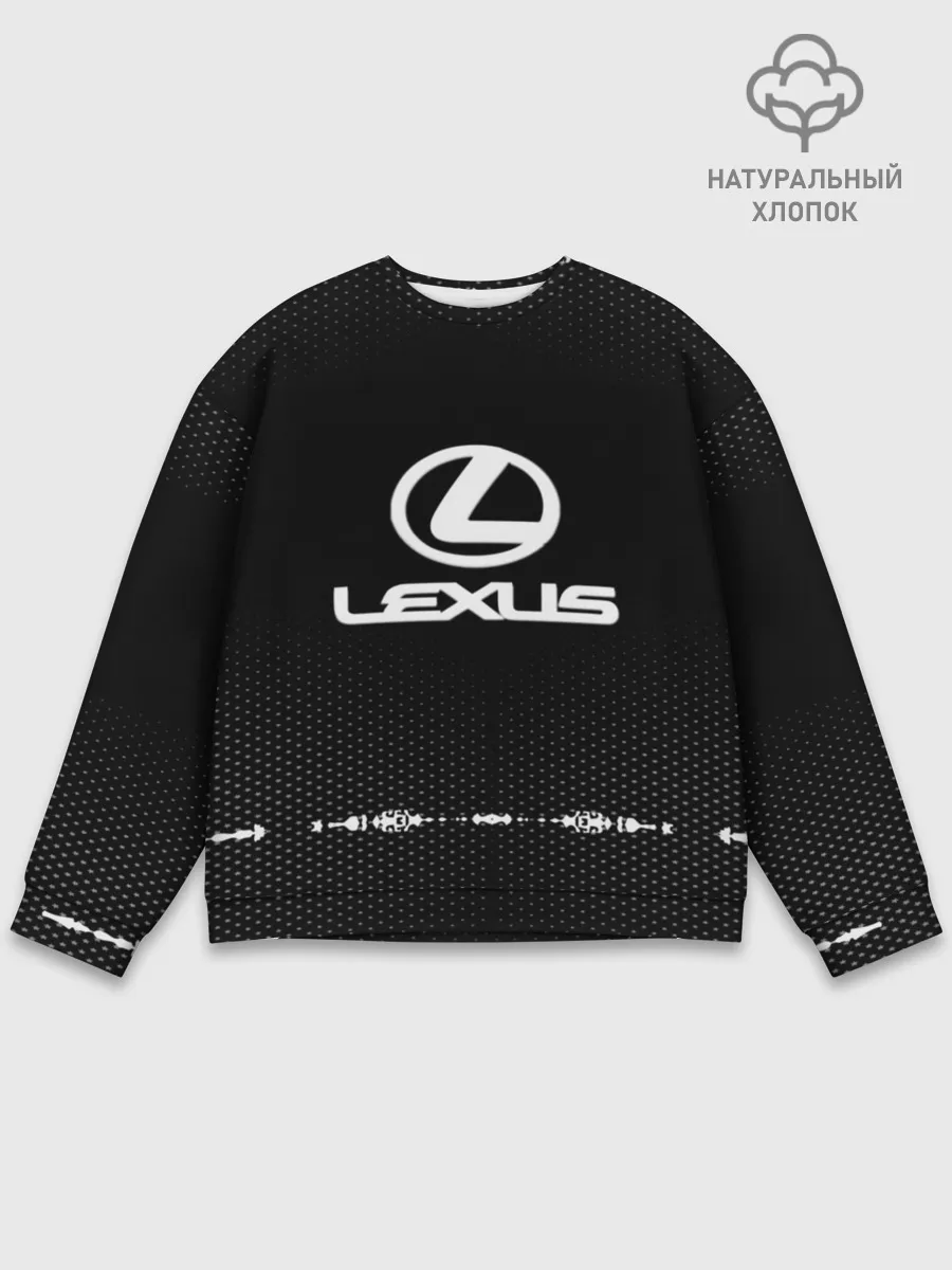 Мужской свитшот базовый / Lexus sport auto abstract