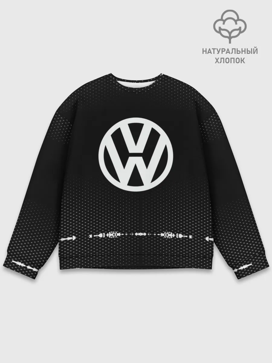 Мужской свитшот базовый / Volkswagen sport auto abstract