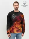 Мужской свитшот базовый / В огне