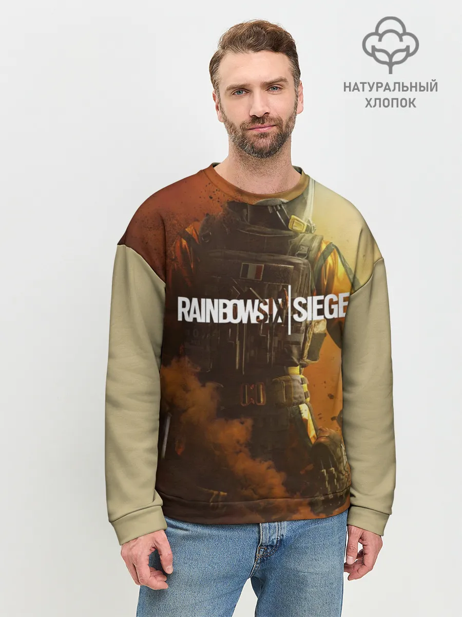 Мужской свитшот базовый / RAINBOW SIX SIEGE OUTBREAK