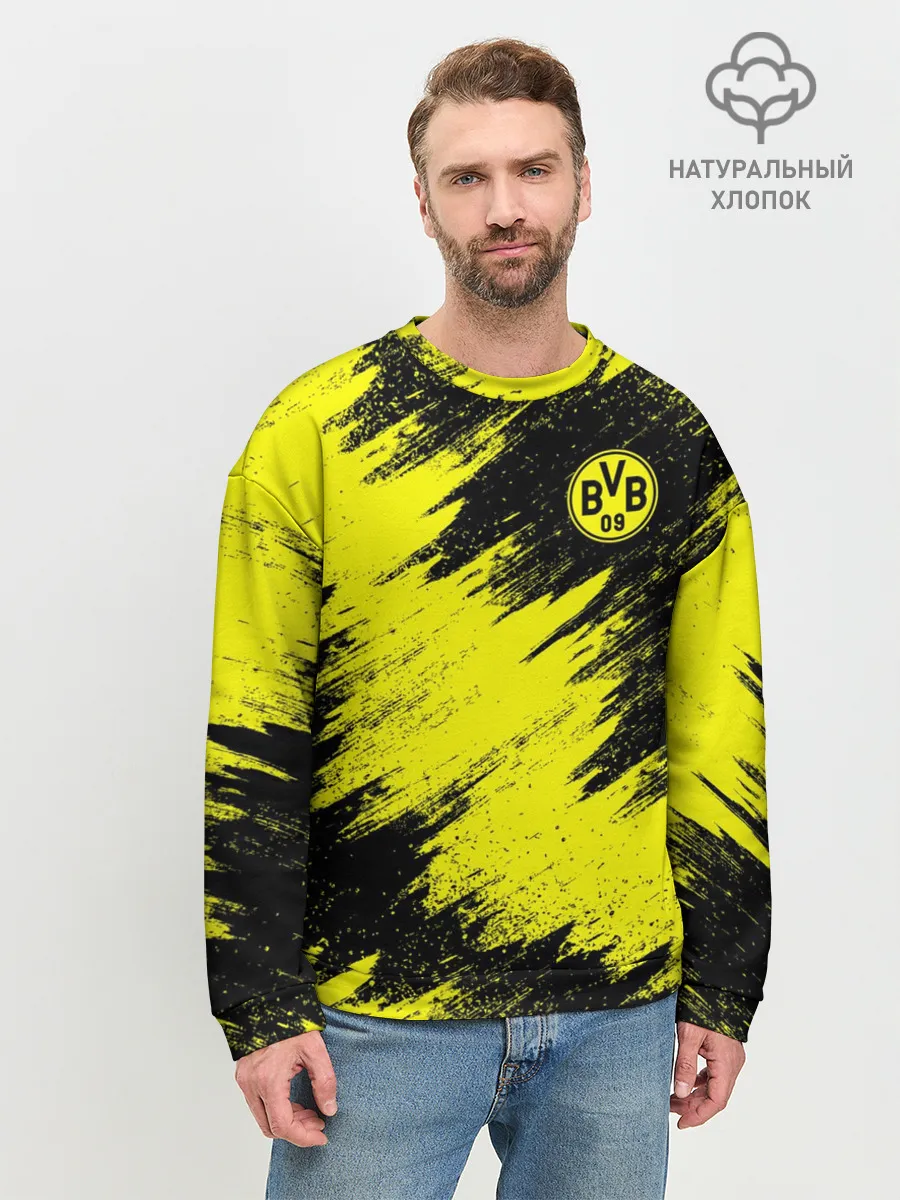 Мужской свитшот базовый / FC Borussia Dortmund