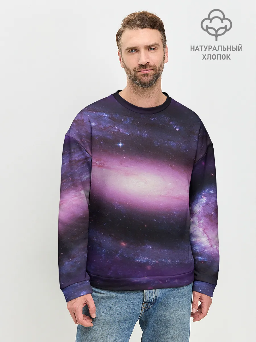 Мужской свитшот базовый / Зарождение вселенной