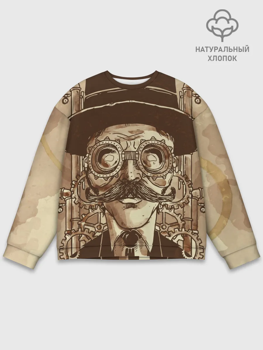 Мужской свитшот базовый / Стимпанк