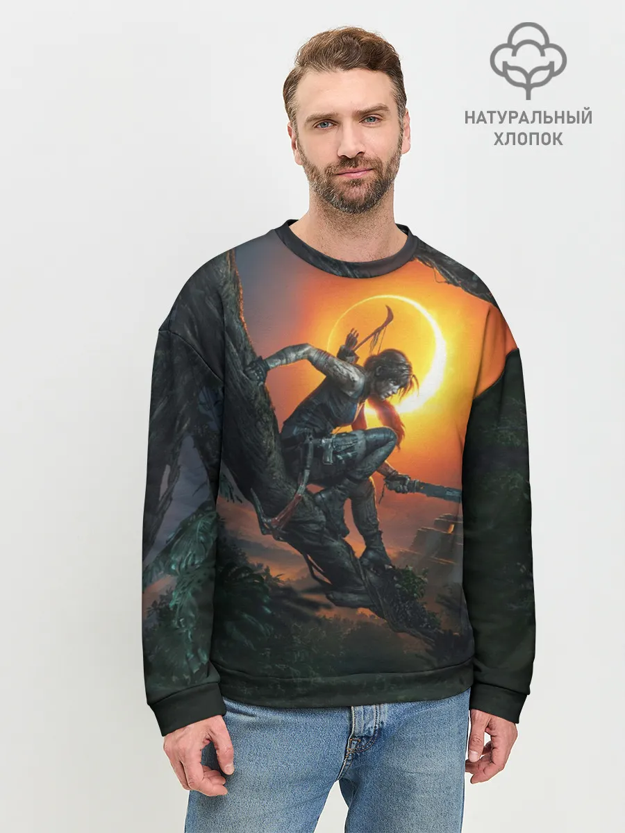 Мужской свитшот базовый / Shadow of the Tomb Raider