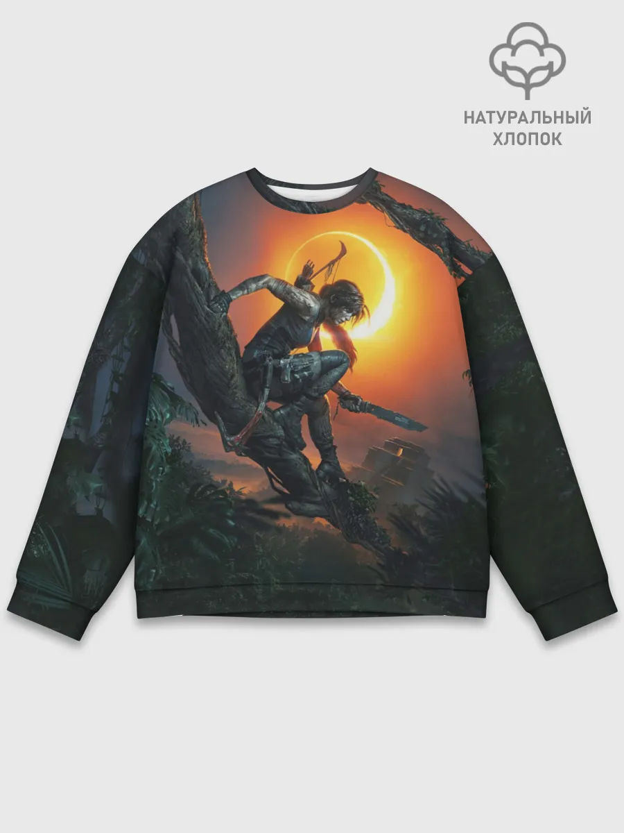 Мужской свитшот базовый / Shadow of the Tomb Raider