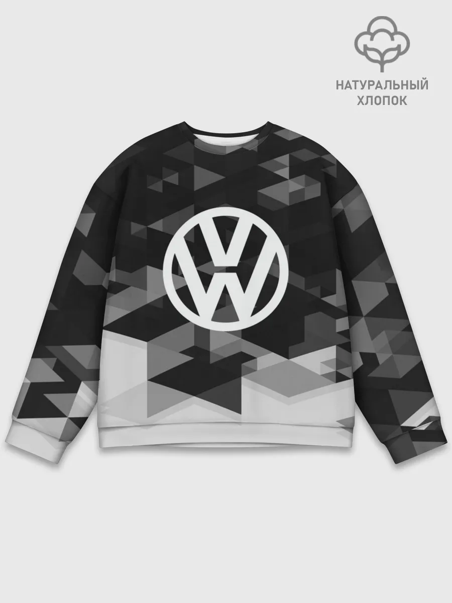 Мужской свитшот базовый / Volkswagen sport geometry