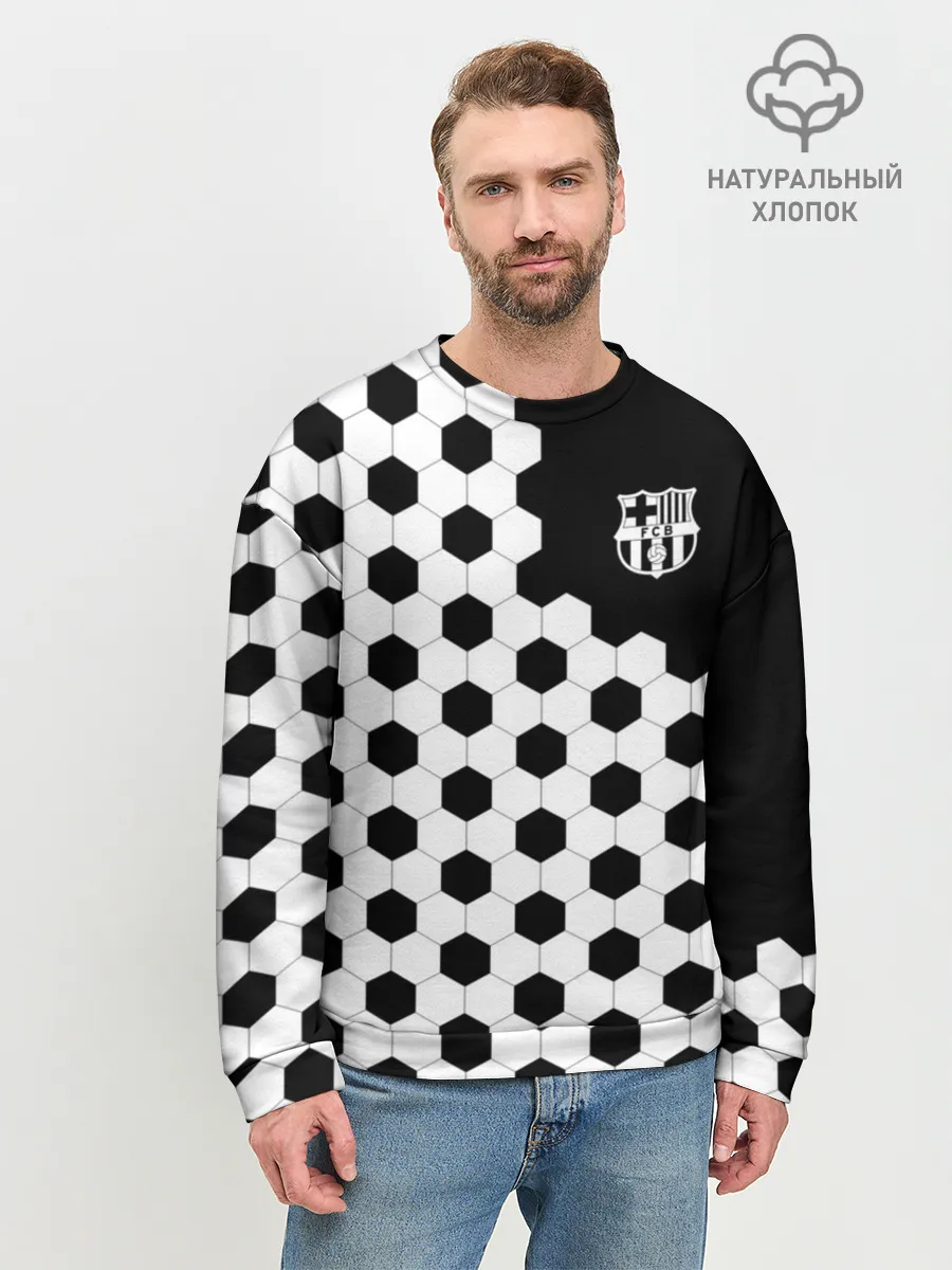 Мужской свитшот базовый / FC Barcelona