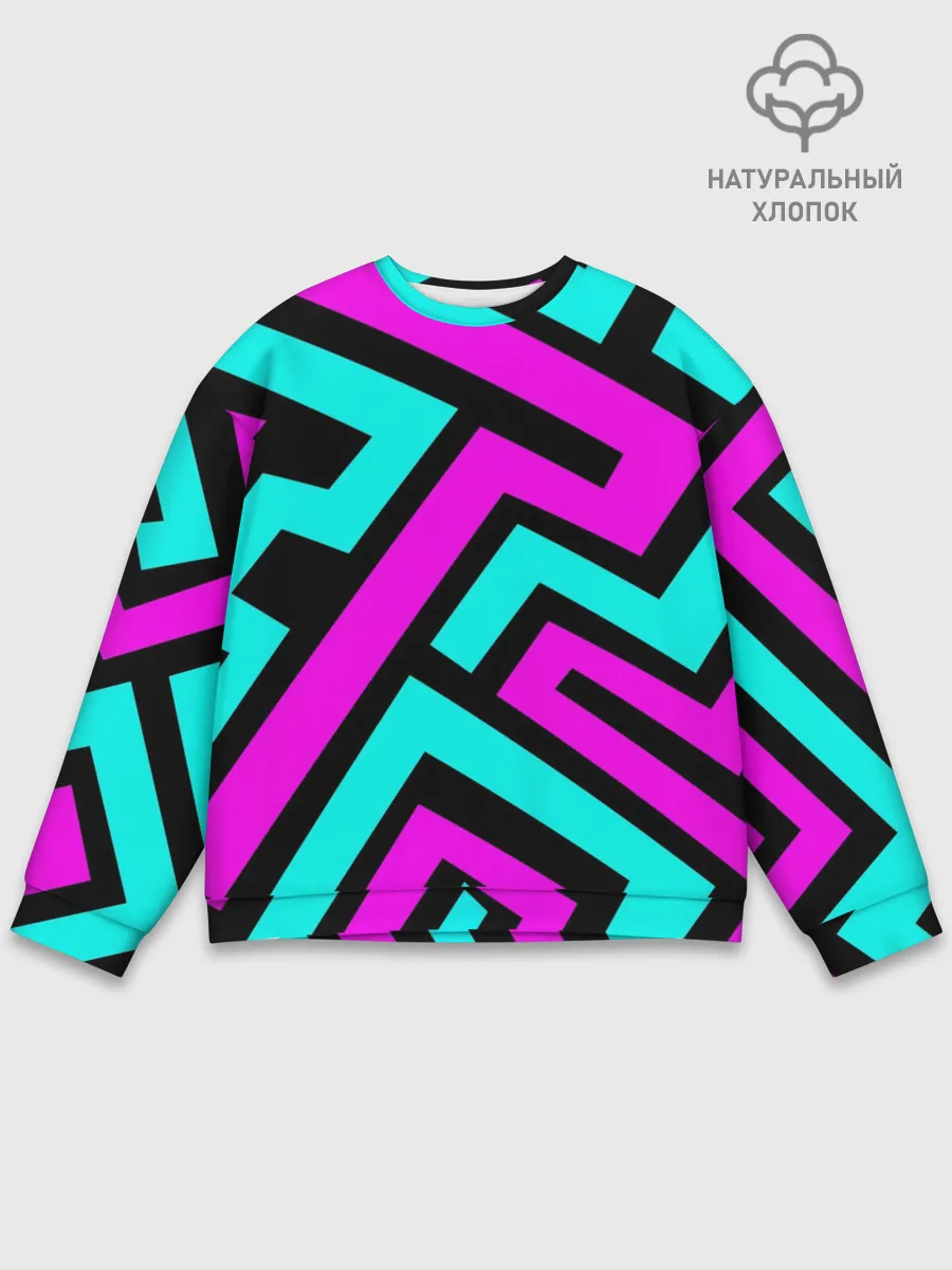 Мужской свитшот базовый / Abstract Background 4