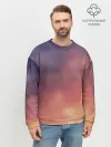 Мужской свитшот базовый / Абстракция Градиент Текстура