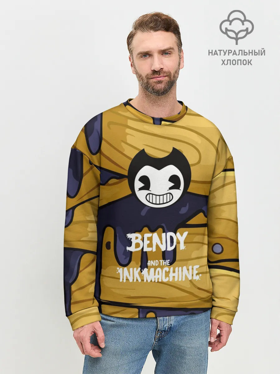 Мужской свитшот базовый / Bendy and the Ink Machine