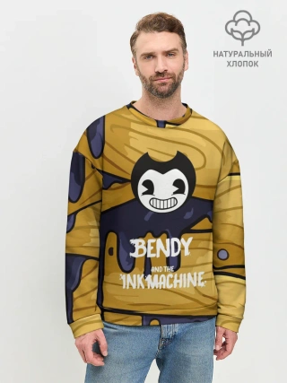 Мужской свитшот базовый / Bendy and the Ink Machine
