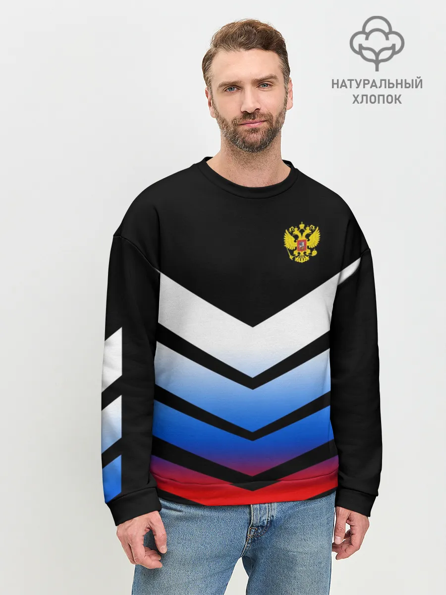 Мужской свитшот базовый / RUSSIA SPORT | РОССИЯ СПОРТ
