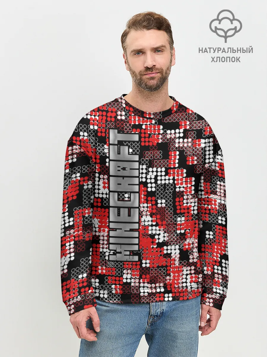 Мужской свитшот базовый / Майнкрафт