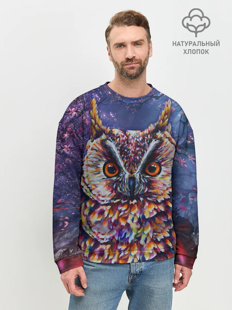 Мужской свитшот базовый / Сова