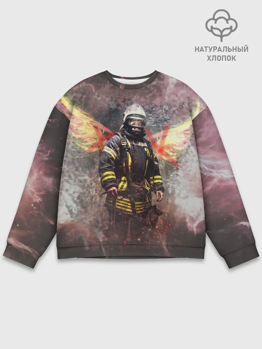 Мужской свитшот базовый / Пожарный