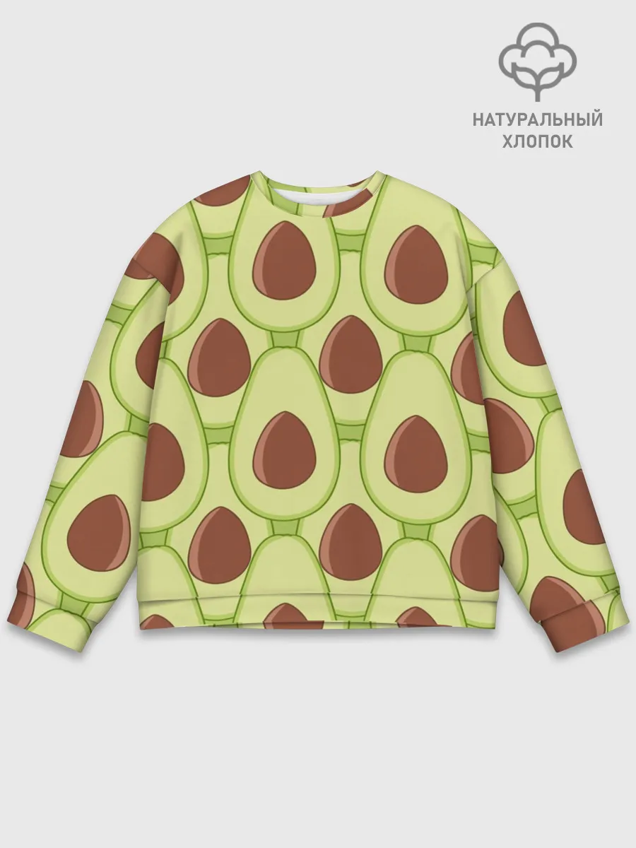 Мужской свитшот базовый / Авокадо