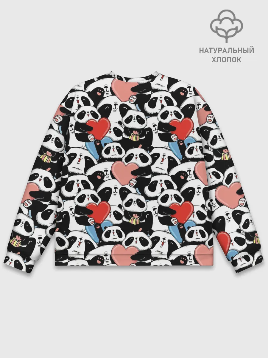 Мужской свитшот базовый / Funny Panda