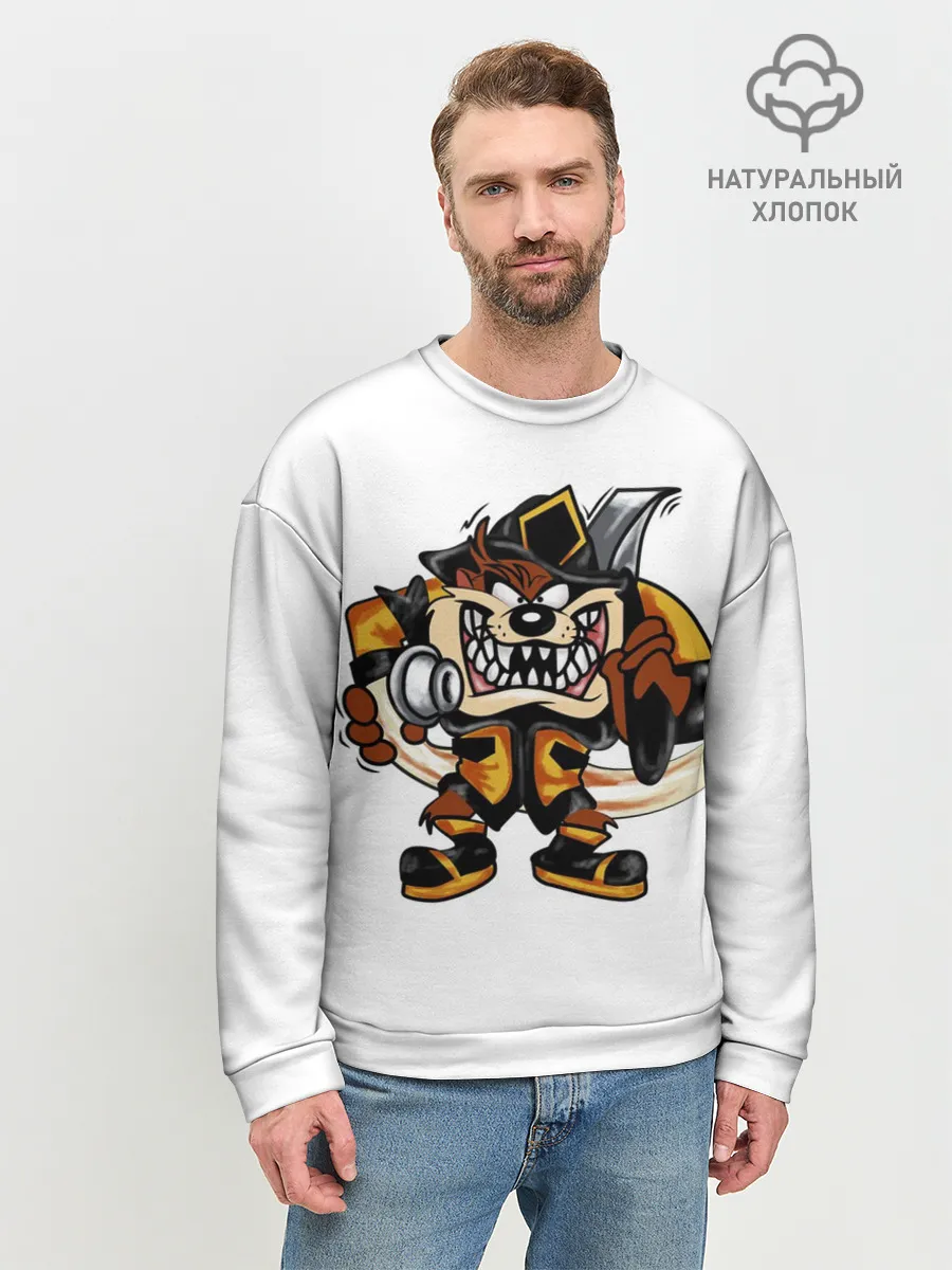 Мужской свитшот базовый / Пожарный демон