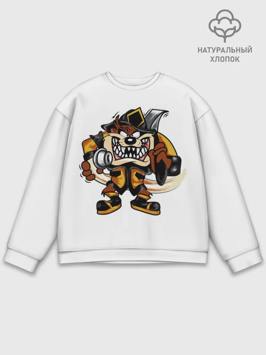 Мужской свитшот базовый / Пожарный демон