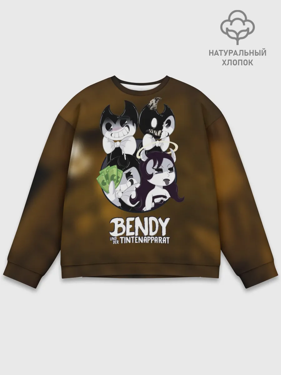 Мужской свитшот базовый / Bendy and the ink machine