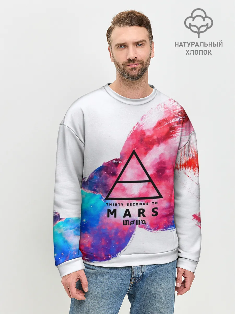 Мужской свитшот базовый / 30 Seconds to Mars