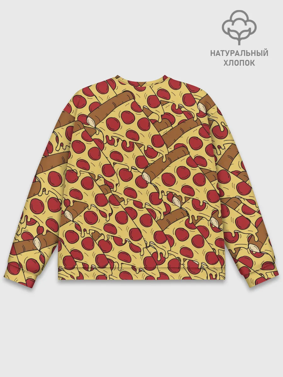 Мужской свитшот базовый / Pizza