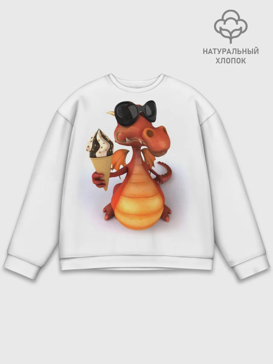 Мужской свитшот базовый / ДОБРЫЙ ДРАКОН | GOOD DRAGON