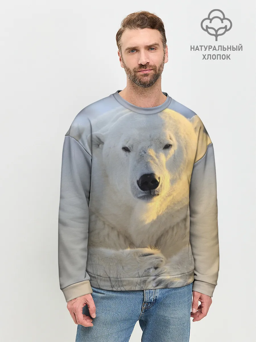 Мужской свитшот базовый / Медведь