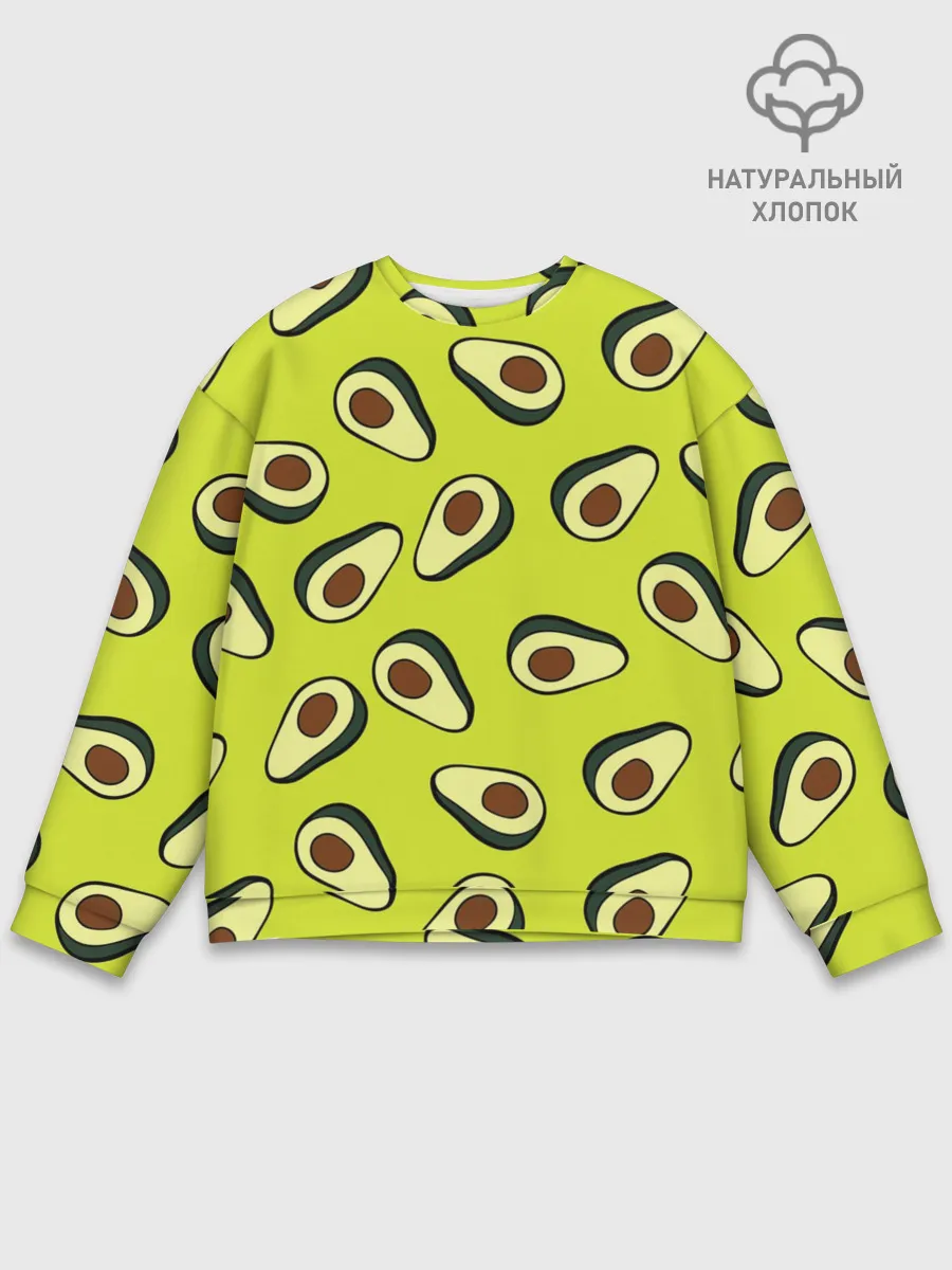 Мужской свитшот базовый / Авокадо