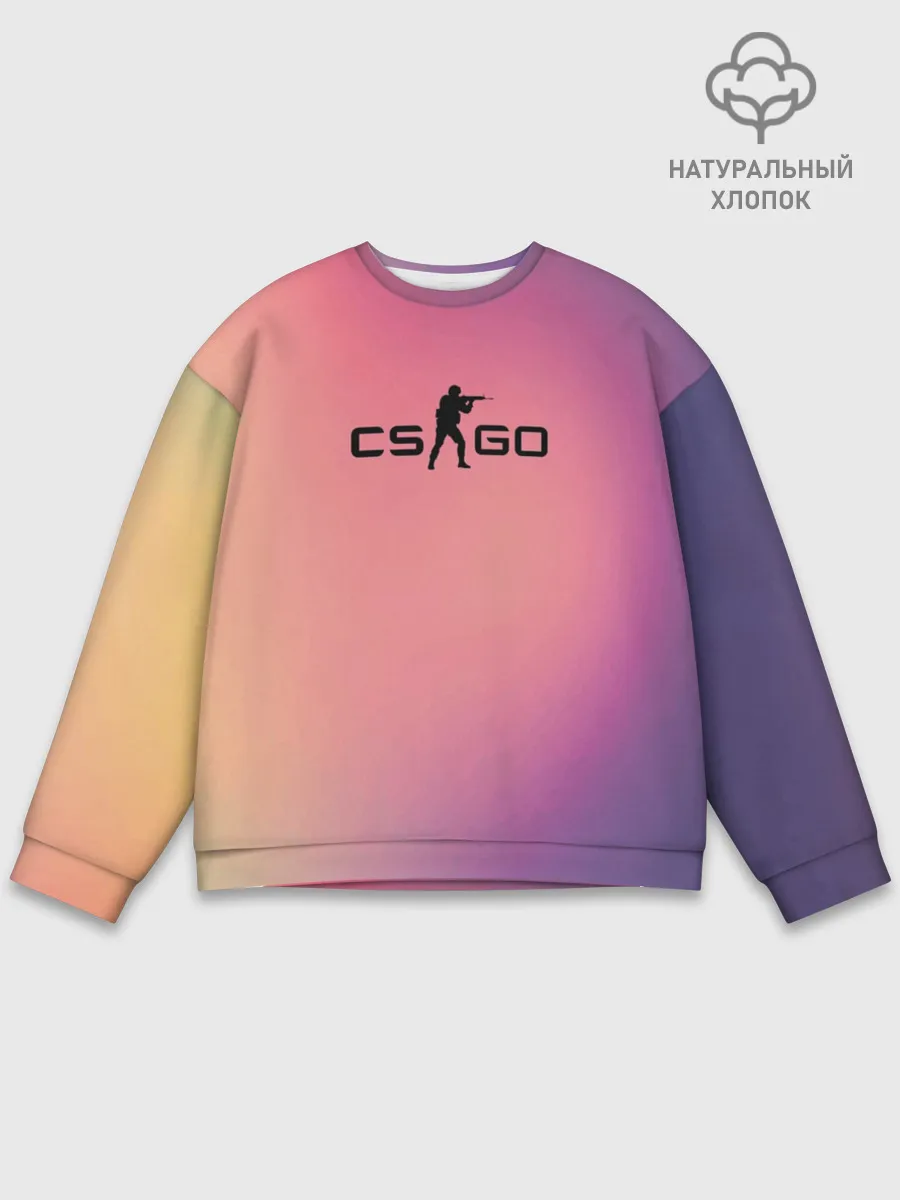 Мужской свитшот базовый / CsGo Градиент