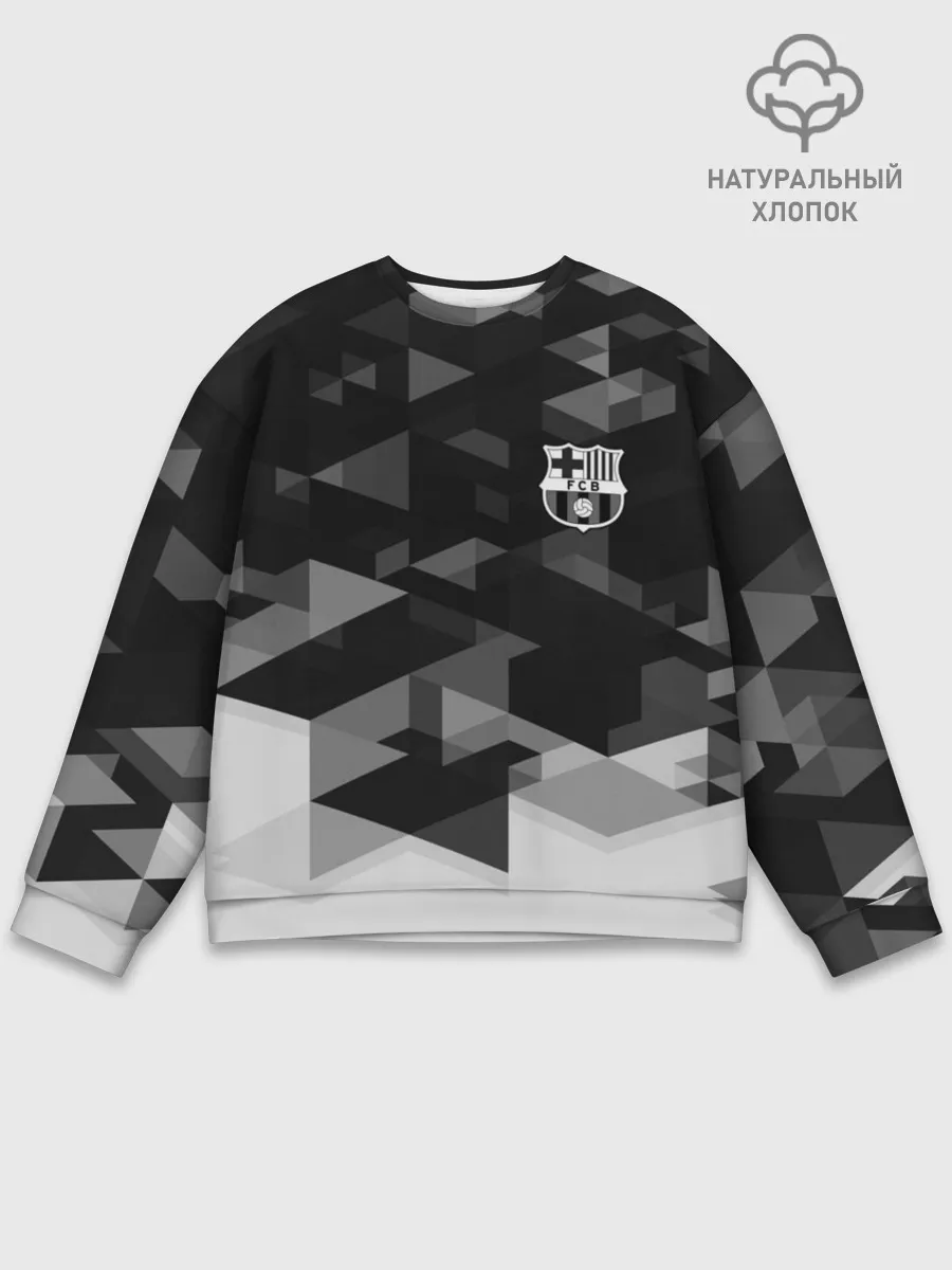 Мужской свитшот базовый / Barcelona Geometry Sport