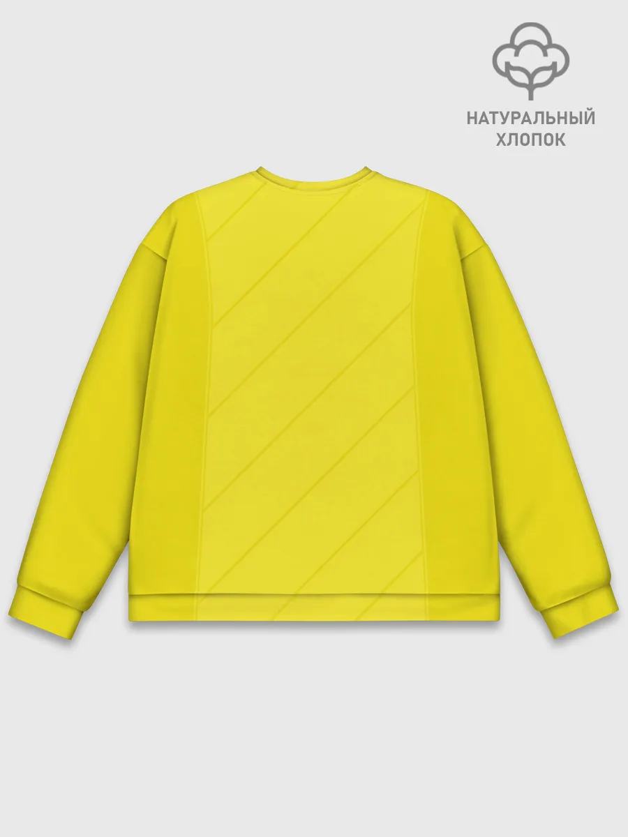 Мужской свитшот базовый / Швеция домашняя форма ЧМ 2018