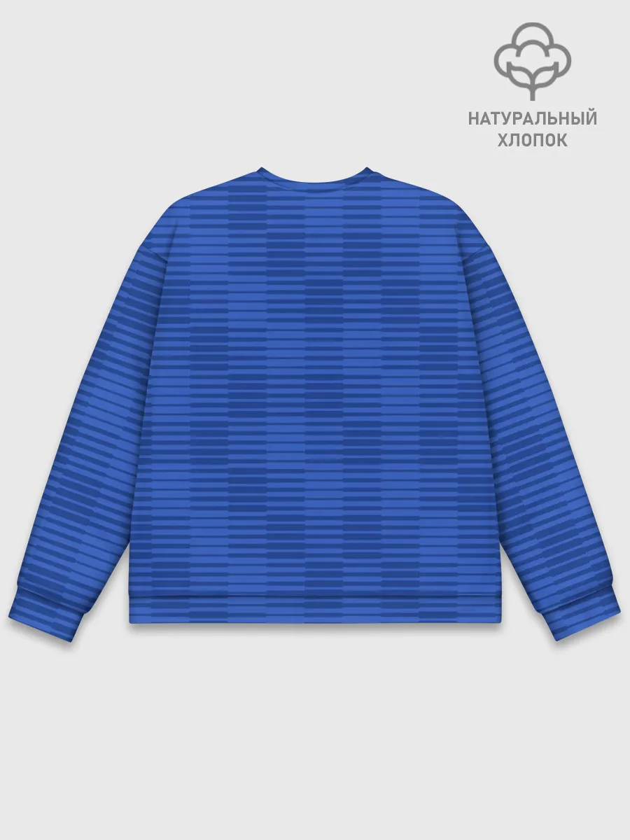 Мужской свитшот базовый / Швеция гостевая форма ЧМ 2018